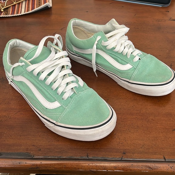 Vans Shoes - Mint Green Size 8.5 Women’s Vans